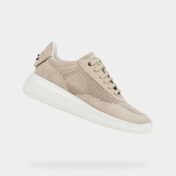 Geox Respira Light Taupe Womens Sneakers SS20.0DI831